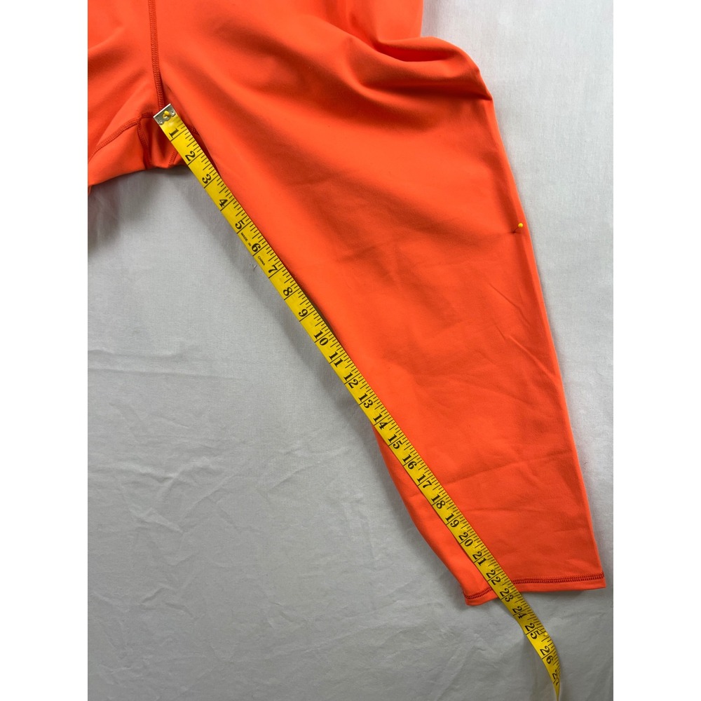 Fabletics PowerHold Leggings Womens 4X Orange High Rise 7/8 Compression Yoga - Picture 7 of 12
